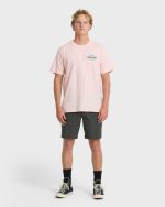 Rotor Diamond Premium Short Sleeve Graphic T-Shirt - Light Pink - Image 4