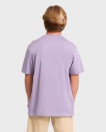 Rotor Diamond Premium Short Sleeve Knit Graphic T-Shirt - Purple Ash - Image 2