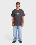 Rotor Diamond Premium Short Sleeve Knit Graphic T-Shirt - Raven - Image 3