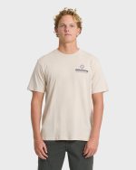 Single Fin Premium Short Sleeve T-Shirt - Oatmeal