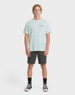 Single Fin Premium Short Sleeve T-Shirt - Sea Glass - Image 4