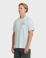 Single Fin Premium Short Sleeve T-Shirt - Sea Glass - Image 3
