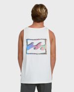 Crayon Wave Premium Tank Top - Off White - Image 2