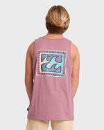 Crayon Wave Premium Tank Top - Red Dahlia - Image 2