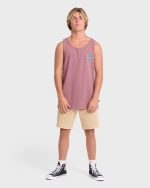 Crayon Wave Premium Tank Top - Red Dahlia - Image 3