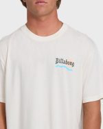 Loner Wave Washed Premium Short Sleeve Knit T-Shirt - Off White - Image 5