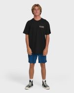 A/Div Agave Premium Short Sleeve Cotton T-Shirt - Black - Image 4