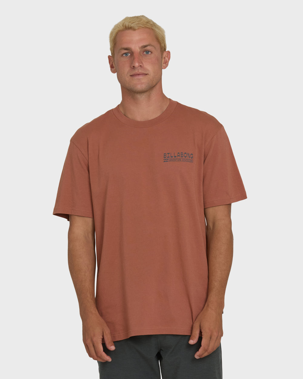 BL000608M_CEDW_OM-F.jpg A/Div Agave Premium Short Sleeve Cotton T-Shirt - Cedar Wood - Image 1