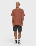 A/Div Agave Premium Short Sleeve Cotton T-Shirt - Cedar Wood - Image 4