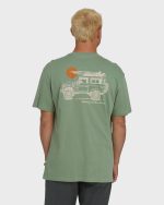 Making Tracks Premium Short Sleeve Knit T-Shirt - Hedge Green - Image 2
