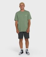 Making Tracks Premium Short Sleeve Knit T-Shirt - Hedge Green - Image 4