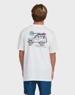 Making Tracks Premium Short Sleeve Knit T-Shirt - Off White - Image 2