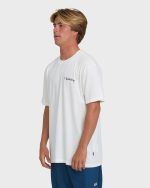 Making Tracks Premium Short Sleeve Knit T-Shirt - Off White - Image 3