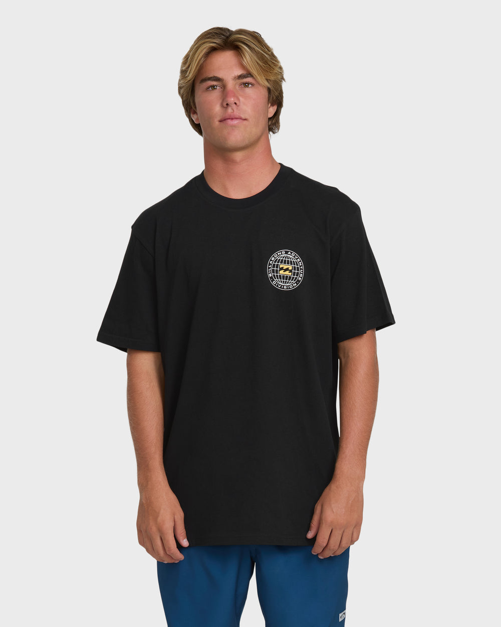 BL000611M_BLK_OM-F.jpg A/Div Rockies Premium Short Sleeve Knit T-Shirt - Black - Image 1