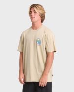 A/Div Rockies Premium Short Sleeve Knit T-Shirt - Sand Khaki - Image 4
