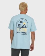 A/Div Sun Down Premium Short Sleeve Knit T-Shirt - Winter Sky - Image 2