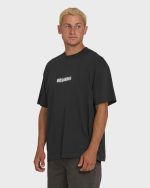 Marrow OG Short Sleeve Knit T-Shirt - Washed Black - Image 4
