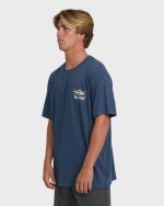 Crossboards Premium Short Sleeve Knit T-Shirt - Dark Denim - Image 3