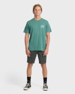 Crossboards Premium Short Sleeve Knit T-Shirt - Deep Sea - Image 4