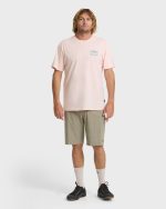 Crossboards Premium Short Sleeve Knit T-Shirt - Light Pink - Image 4