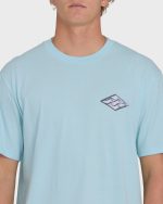 Dim Arch Premium Short Sleeve Knit T-Shirt - Coastal Blue - Image 5