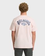 Dim Arch Premium Short Sleeve Knit T-Shirt - Light Pink - Image 2