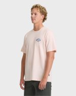 Dim Arch Premium Short Sleeve Knit T-Shirt - Light Pink - Image 3