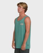 Heritage Arch Premium Tank Top - Deep Sea - Image 3