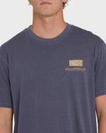 Glyph Wave Washed Premium Short Sleeve Cotton T-Shirt - Greystone - Image 5