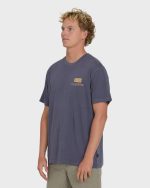 Glyph Wave Washed Premium Short Sleeve Cotton T-Shirt - Greystone - Image 3