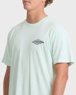 Heritage Arch Wave Washed Premium Short Sleeve Knit T-Shirt - Sea Glass - Image 5