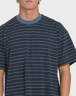 Garage Sandon Short Sleeve Knit T-Shirt - True Navy - Image 5
