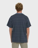 Garage Sandon Short Sleeve Knit T-Shirt - True Navy - Image 2