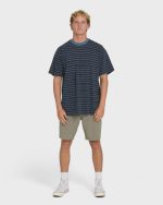 Garage Sandon Short Sleeve Knit T-Shirt - True Navy - Image 4