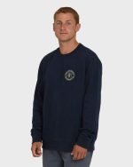 Rotation Crewneck Sweatshirt - Dark Navy - Image 3