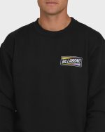 Walled Crewneck Sweatshirt  - Black - Image 5
