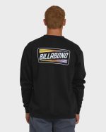 Walled Crewneck Sweatshirt  - Black - Image 2