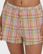 Sweet Check Woven Shorts - Party Pink - Image 5
