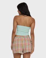 Sweet Check Woven Shorts - Party Pink - Image 2