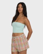 Sweet Check Woven Shorts - Party Pink - Image 3