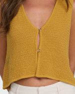 Need Now Sweater Tank Top - Wild Honey - Image 5