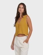 Need Now Sweater Tank Top - Wild Honey - Image 3