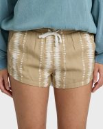 Road Trippin Print Shorts - Stone - Image 5