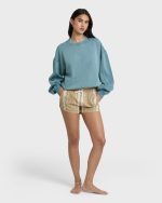 Road Trippin Print Shorts - Stone - Image 4