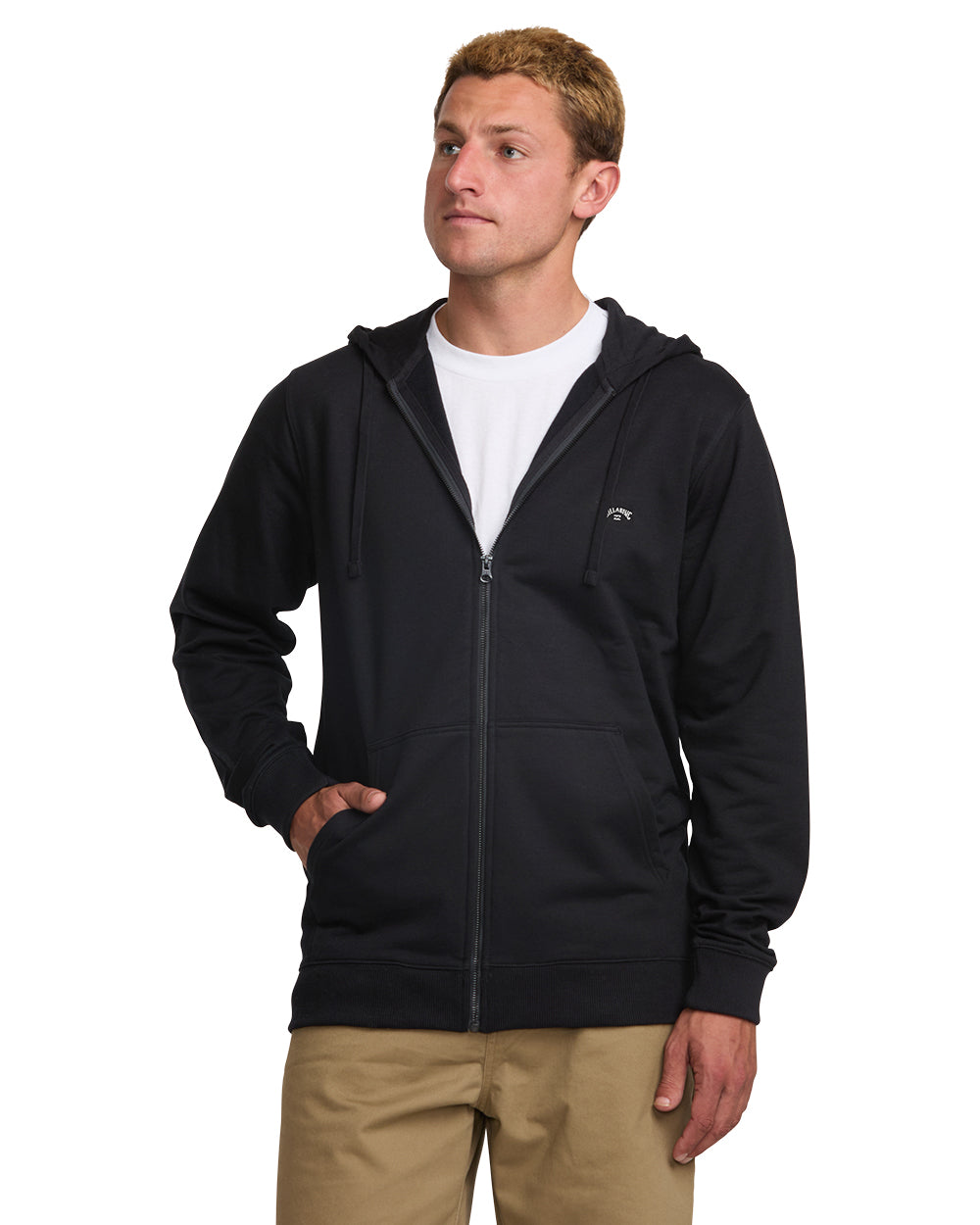 BL000834_BLK_OM-F.jpg All Day Zip Front Hoodie - Black - Image 1