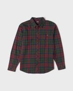 Coastline Long Sleeve Flannel Shirt - Tortoise Shell - Image 6