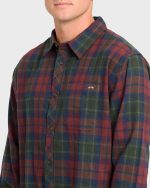 Coastline Long Sleeve Flannel Shirt - Tortoise Shell - Image 5