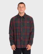 Coastline Long Sleeve Flannel Shirt - Tortoise Shell