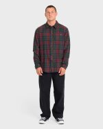 Coastline Long Sleeve Flannel Shirt - Tortoise Shell - Image 3