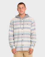 Baja Long Sleeve Flannel Shirt - Oatmeal